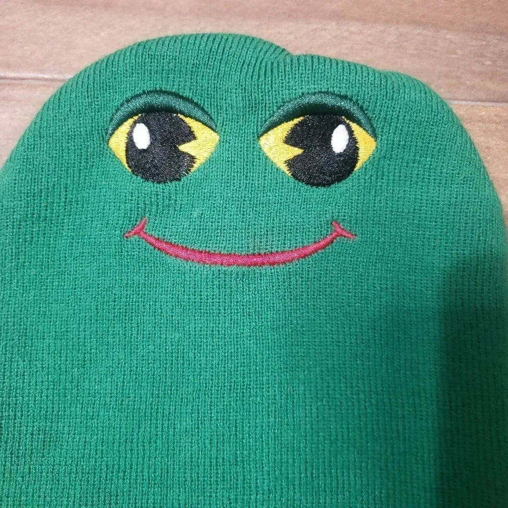 Western chief kids Green frog beanie hat